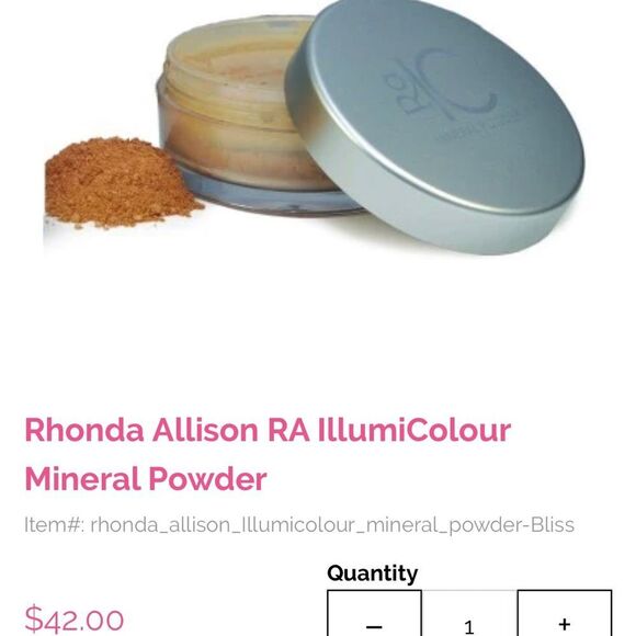 Rhonda Allison RA IllumiColour Mineral Powder moonlight - Picture 3 of 3